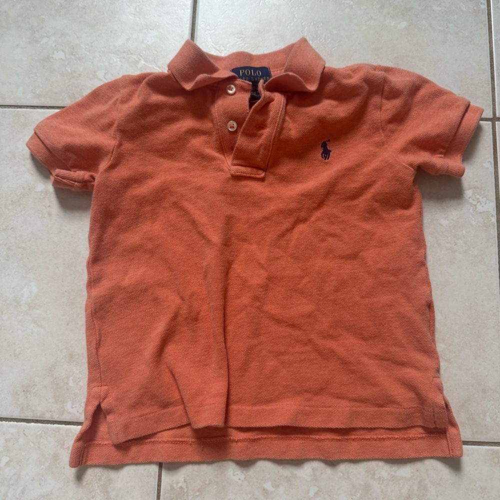 Orange kids 3T polo Ralph Lauren polo shirt